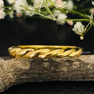 Anello con corda intrecciata in oro massiccio 14K - Fede nuziale impilabile da 3 mm