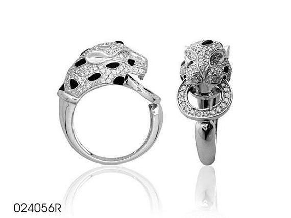 tiger diamond ring