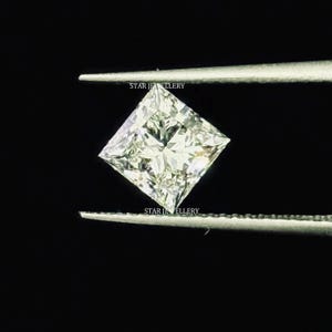 2.00 Ct Princess Cut Lab Grown Diamond Engagement Ring, IGI Certified Princess Cut CVD Diamond Ring, 2.00 Ct Cut Lab Grown Diamond Ring