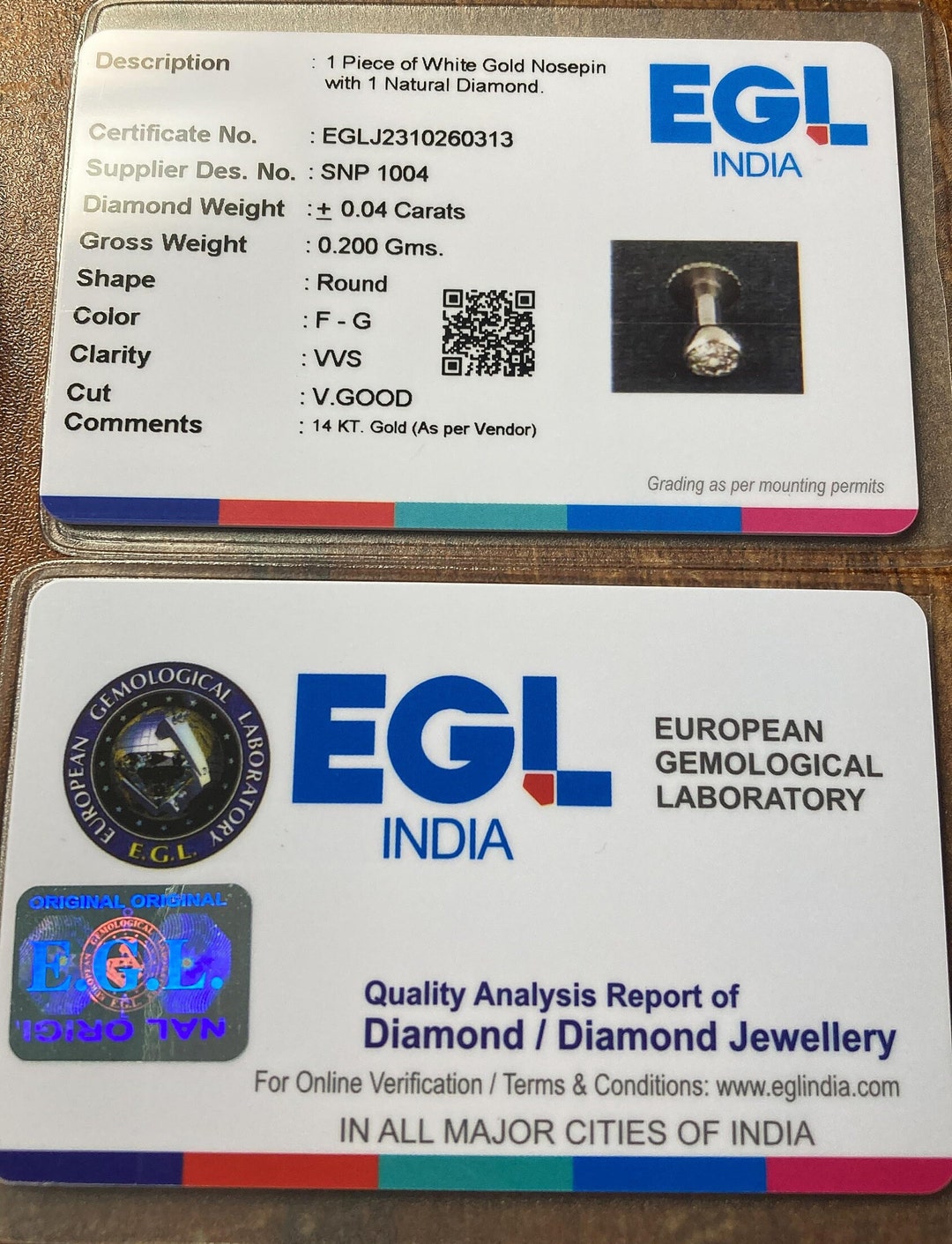 Egl European Gemological Laboratory Gemological Institute Egl - Main Image