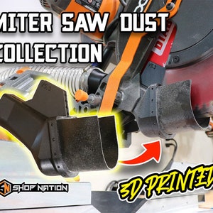 12" RIDGID & Delta Cruzer Miter Saw Dust Collection - HUGE UPGRADE!