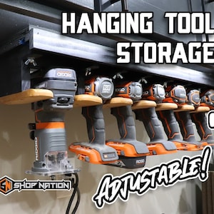 Adjustable Hanging Tool Storage Digital Build Plans