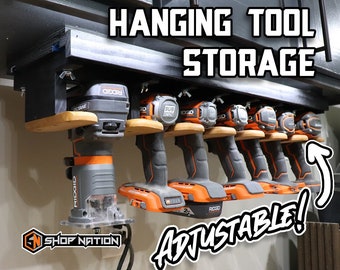 Adjustable Hanging Tool Storage Digital Build Plans