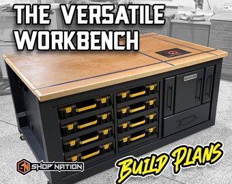 The Versatile Garage Shop Workbench - Digital Plans