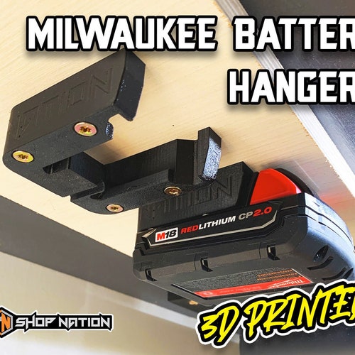 Dewalt 20V Battery Hangers 3D Printed Etsy