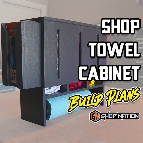 Workshop Towel Cabinet Woodworking Plans - Instant Download