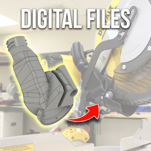 Digital Files - Dewalt 779/780 Sliding Miter Saw Dust Collection