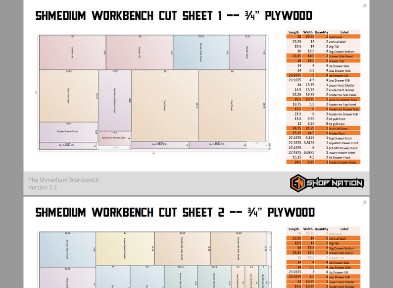 The Shmedium Garage Shop Workbench Digital Plans image 7