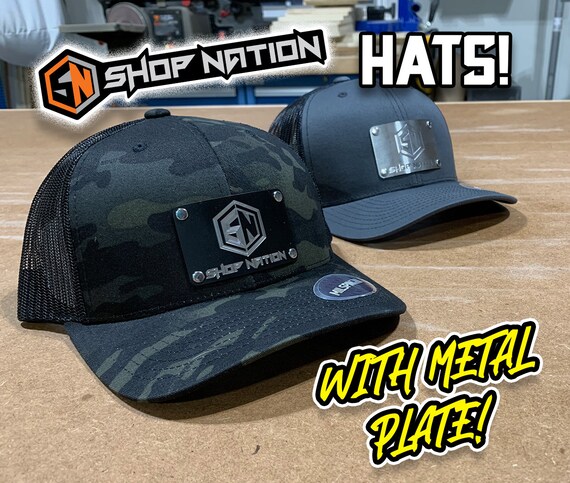 Shop Nation Metal Plate Hat - Etsy Denmark
