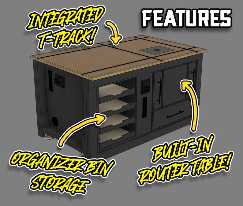 The Shmedium Garage Shop Workbench Digital Plans image 6