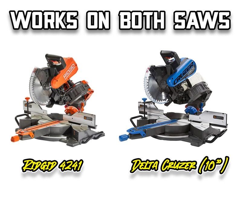 IMPROVED 10 Ridgid & Delta Cruzer Miter Saw Dust Etsy