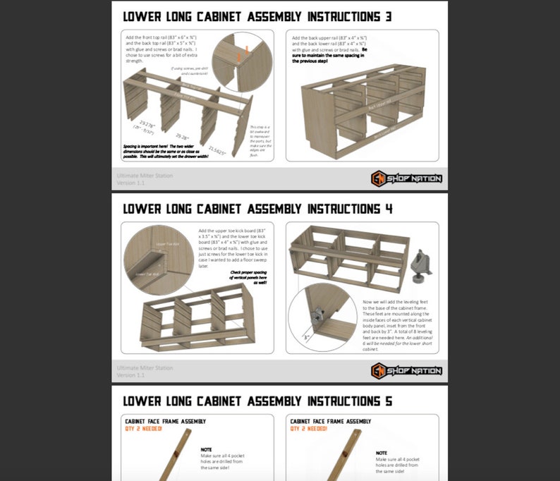 Ultimate Miter Station Woodworking Plans Instant Download image 9