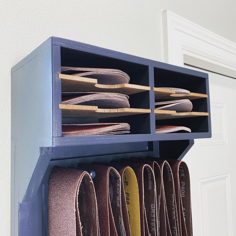 DIY Disc/belt Sanding Storage Woodworking Plans Instant Etsy
