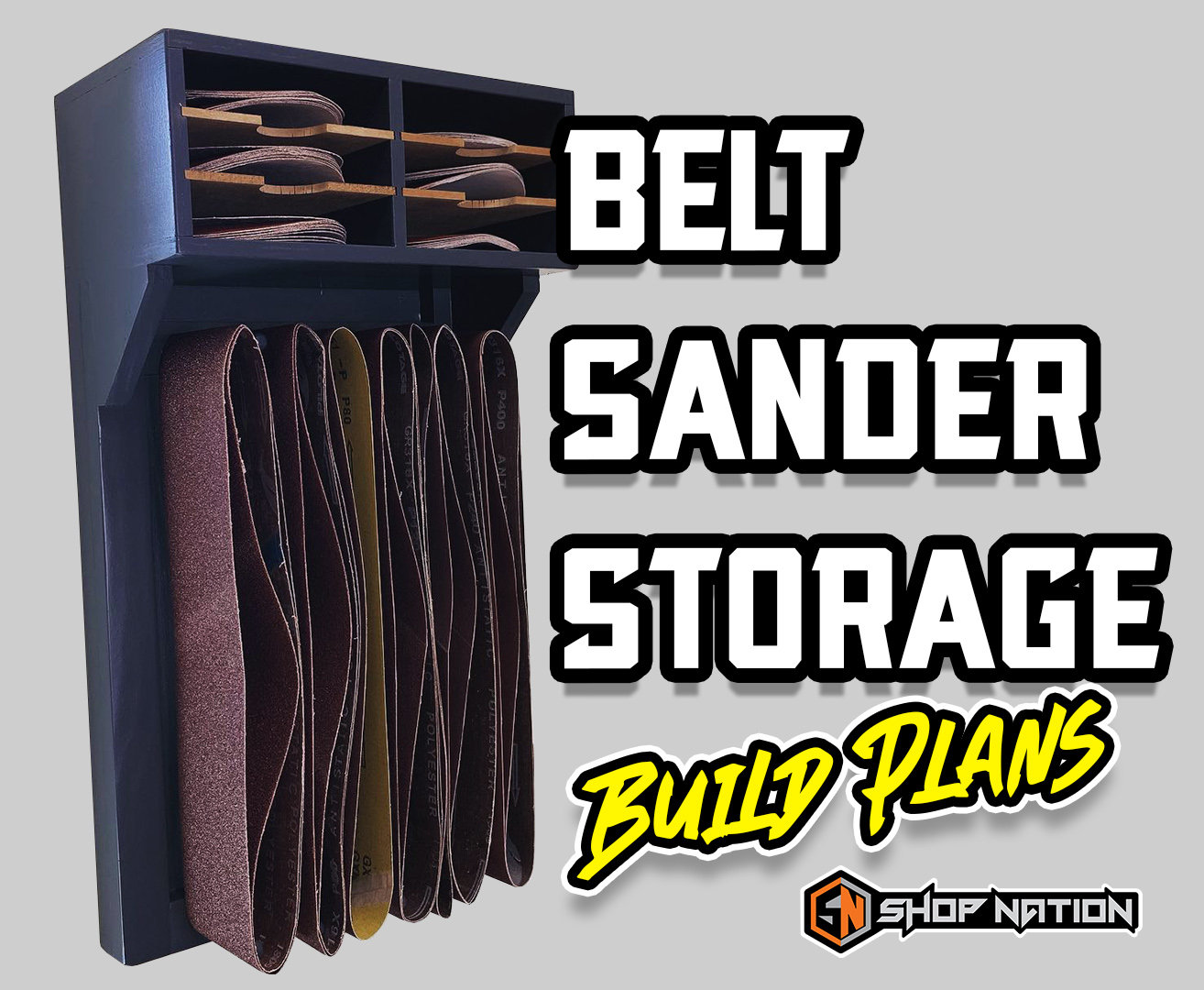 Sanding Disc Storage Cabinet