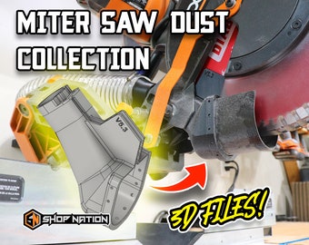 DIGITAL FILES: Ridgid & Delta Cruzer 12” Miter Saw Dust Collection