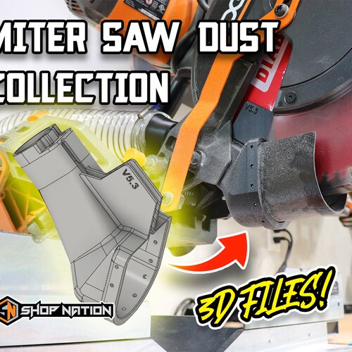 12 RIDGID & Delta Cruzer Miter Saw Dust Collection Etsy