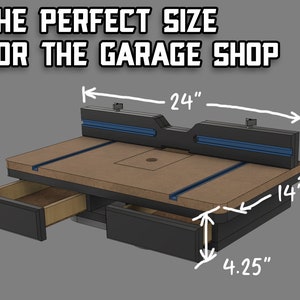 Drill Press Table Woodworking Plans Digital Download imagem 3