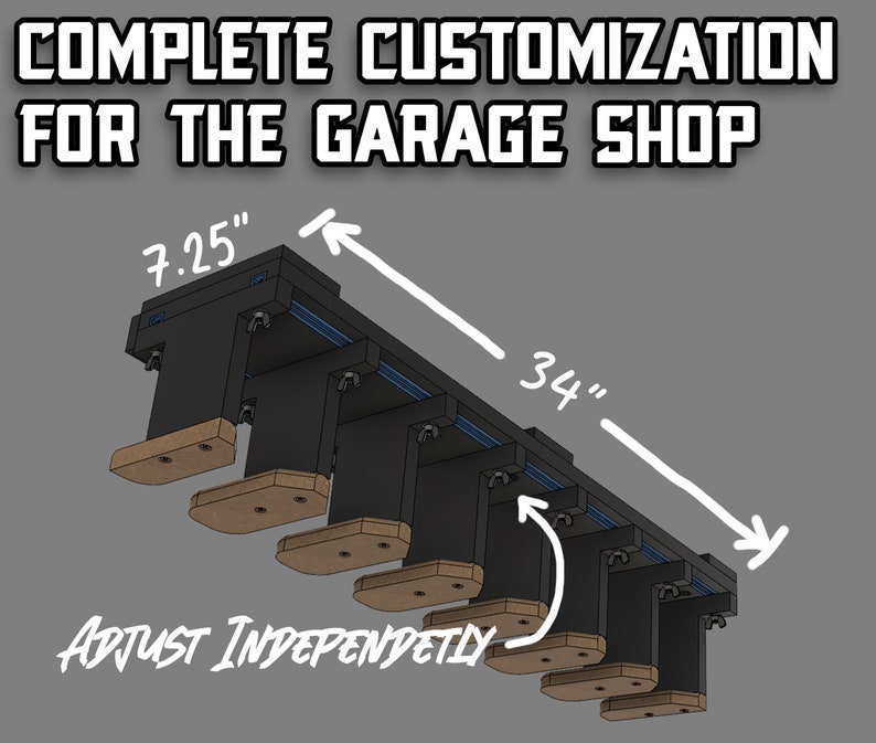 Adjustable Hanging Tool Storage Digital Build Plans image 4