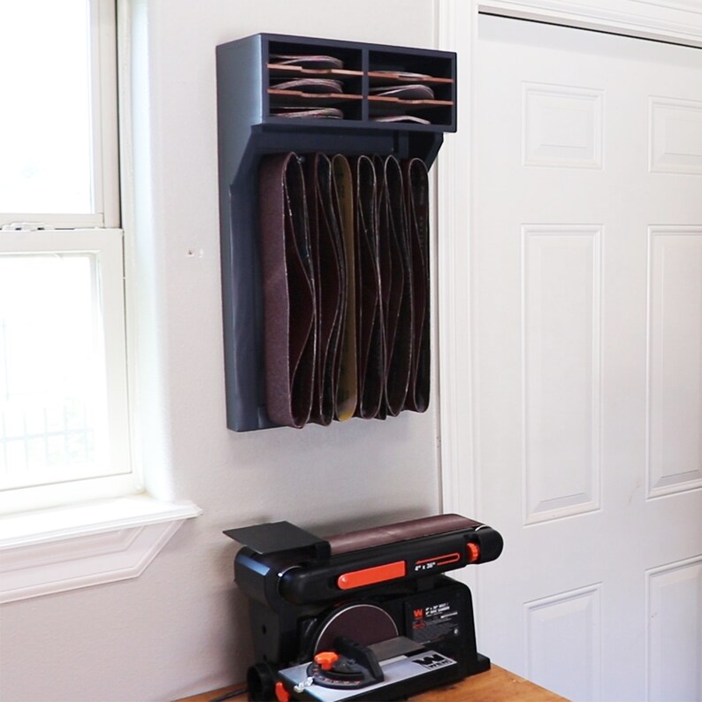 DIY Disc/belt Sanding Storage Woodworking Plans Instant Etsy
