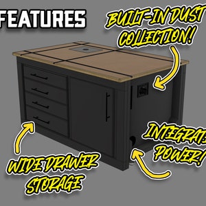 The Shmedium Garage Shop Workbench Digital Plans image 5