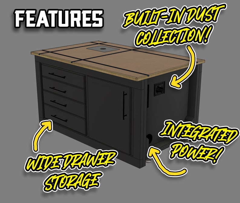 The Shmedium Garage Shop Workbench Digital Plans image 5