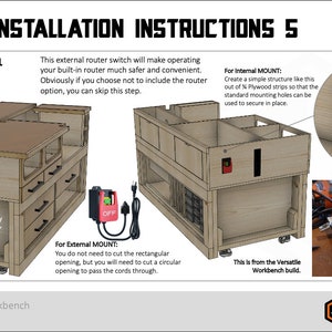 The Portable Jobsite Table Saw Workbench Digital Plans image 10