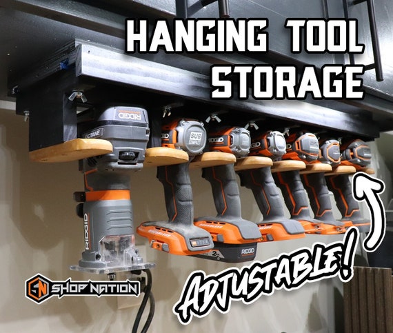 Adjustable Hanging Tool Storage Digital Build Plans