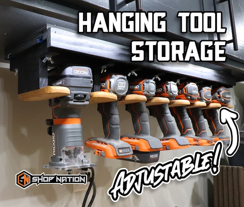 Adjustable Hanging Tool Storage Digital Build Plans image 1