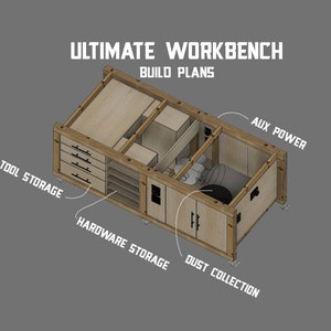 Ultimate Workbench Woodworking Plans Instant Download image 5