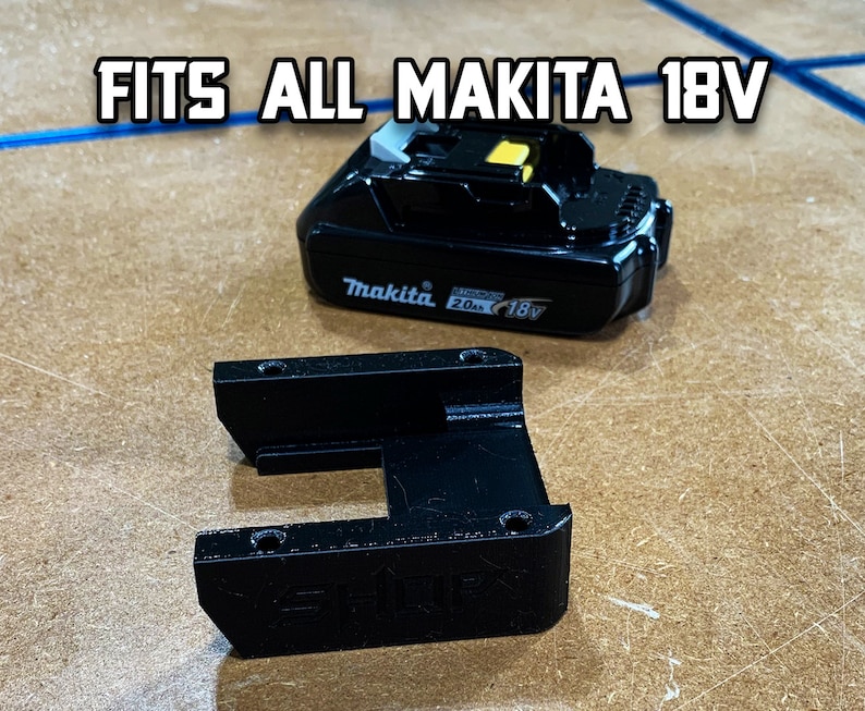 Makita 18V Battery Hangers 3D Printed image 2