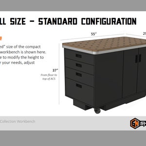 Compact Kreg ACS Workbench Woodworking Plans Digital Download image 6