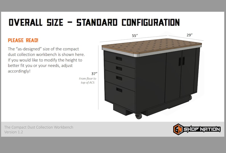 Compact Kreg ACS Workbench Woodworking Plans Digital Download image 6