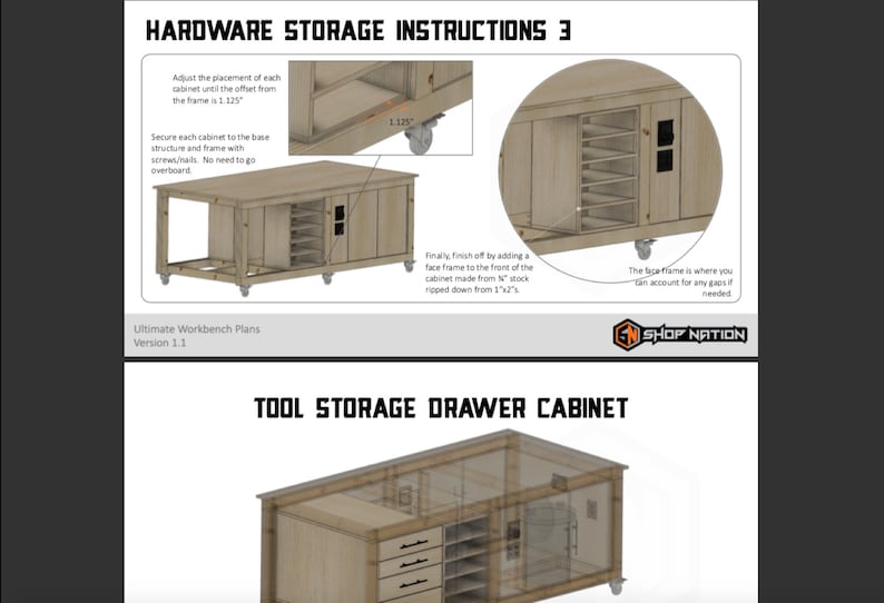 Ultimate Workbench Woodworking Plans Instant Download image 8