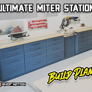 Ultimate Miter Station Woodworking Plans - Instant Download