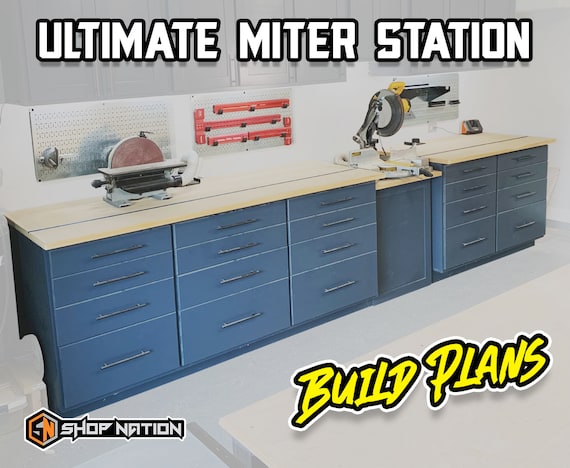 Ultimate Miter Station Woodworking Plans Instant Download Etsy UK