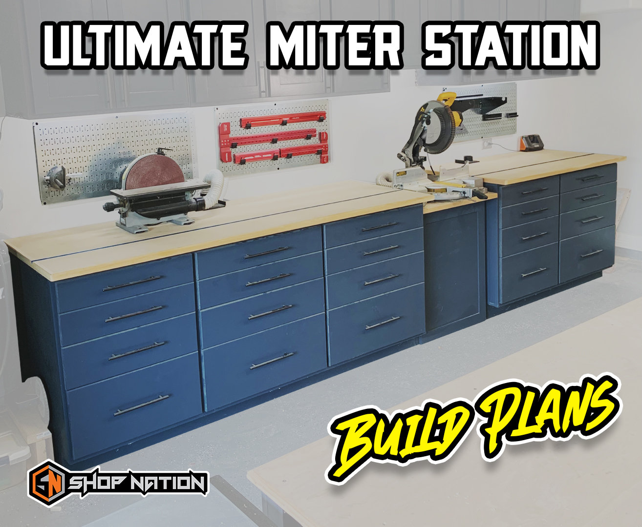 Ultimate Miter Station Woodworking Plans - Instant Download