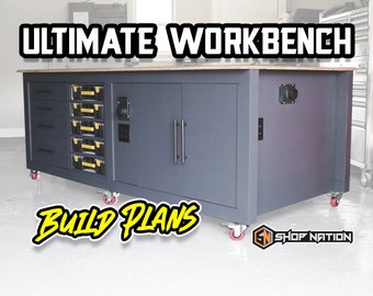 Ultimate Workbench Woodworking Plans - Instant Download