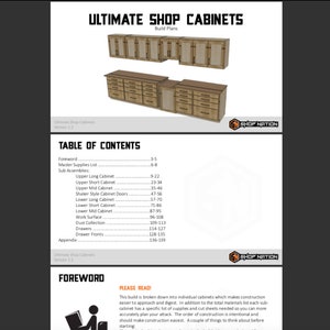 Ultimate Shop Cabinet Woodworking Plans Digital Download image 6
