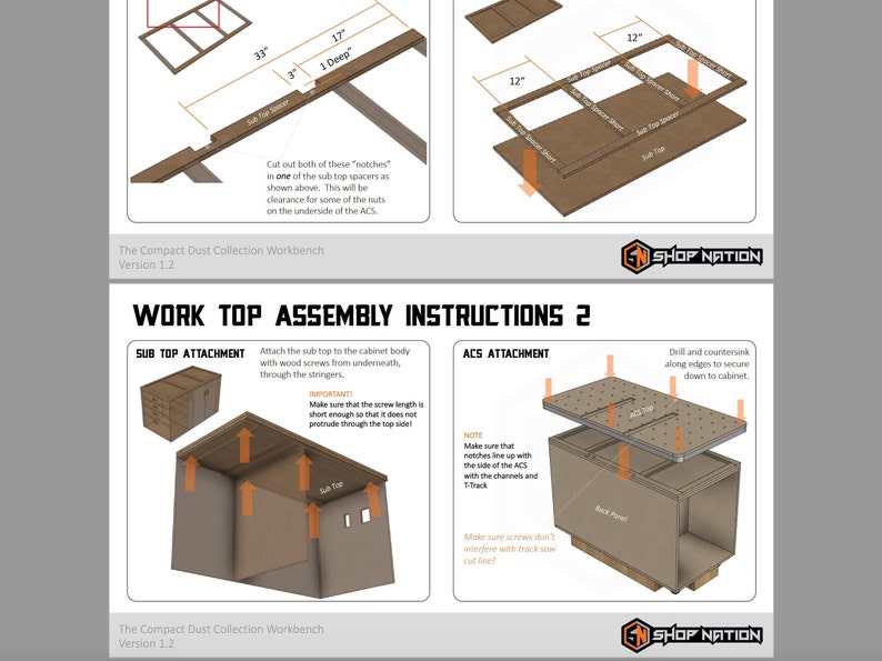 Compact Kreg ACS Workbench Woodworking Plans Digital Download image 9