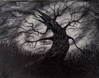 The Tree of Death from Tim Burton’s Sleepy Hollow Digital Print.