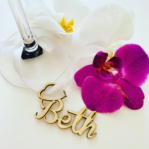 Place cards Wedding place settings Laser Cut Names Custom Place Settings Wooden names Bridal Party Place Card Wedding Cards Party Decoration