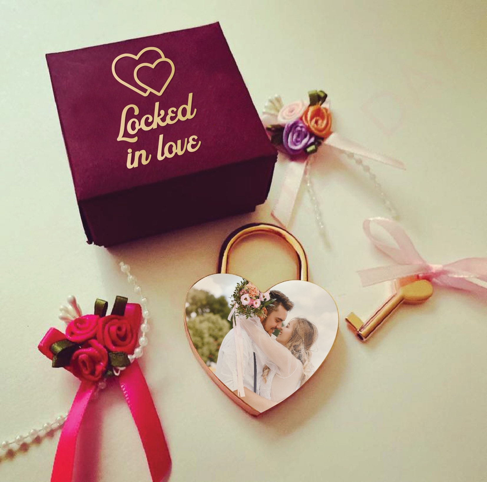 Custom Personalized Padlock, Engraved Padlock, Love Lock, Couples Gift ...