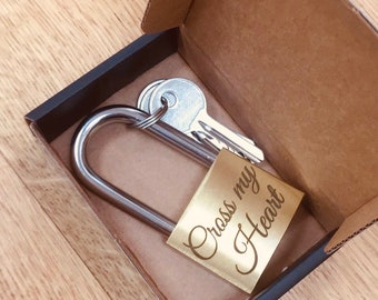 Custom Personalized Padlock, Engraved Padlock, Love Lock, Couples Gift, Wedding Padlock, Engagement gift, Lock and key, Laser engraved.