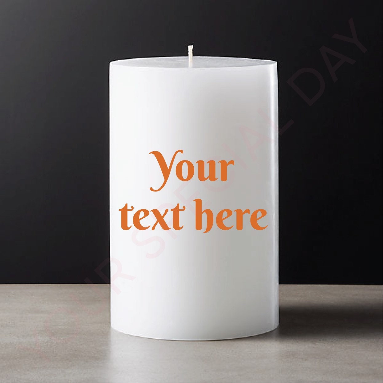 Personalized candles Custom candles Custom gift Custom Etsy