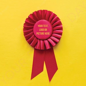 Custom Award Ribbon Rosette, Personalized gift, Personalized Ribbon, custom Ribbon , Custom Rosette, Sports Award.