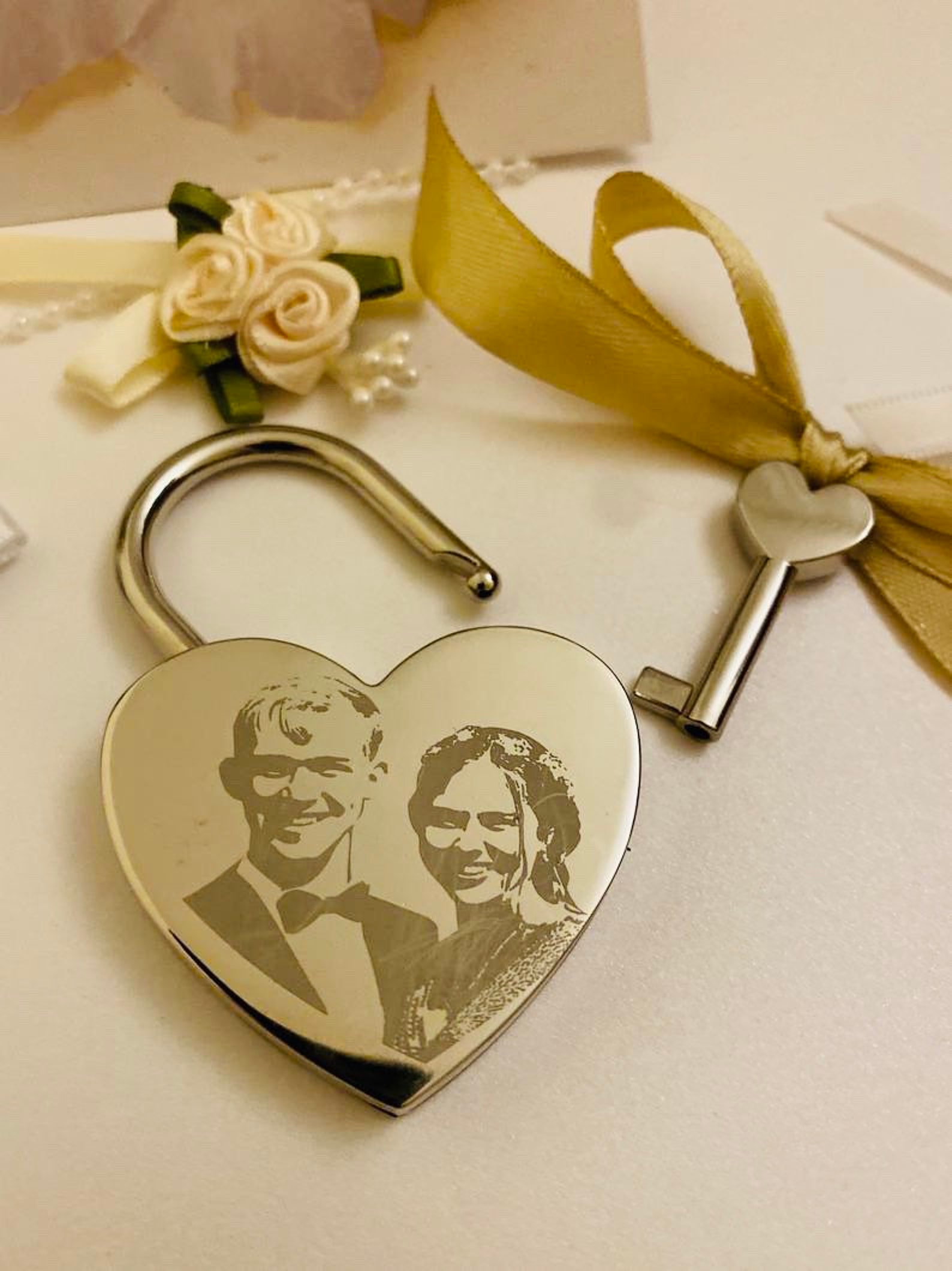 Custom Personalized Photo Padlock Engraved Padlock Love Etsy