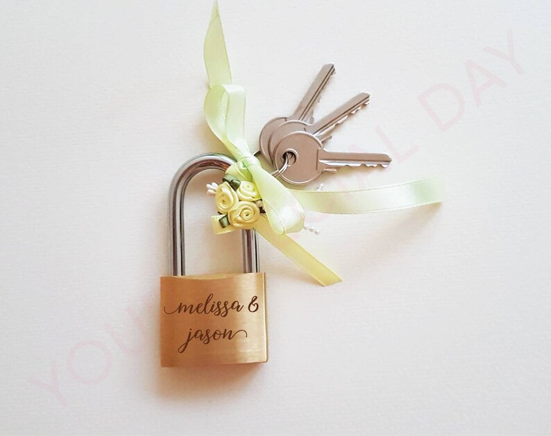 Custom Personalized Padlock Engraved Padlock Love Lock Etsy