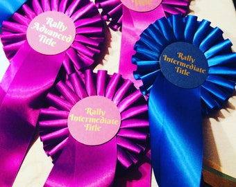 Custom Award Ribbon Rosette, Personalized gift, Personalized Custom Ribbon, Sports Award, Custom Winner Ribbon, Rosette Ribbon.