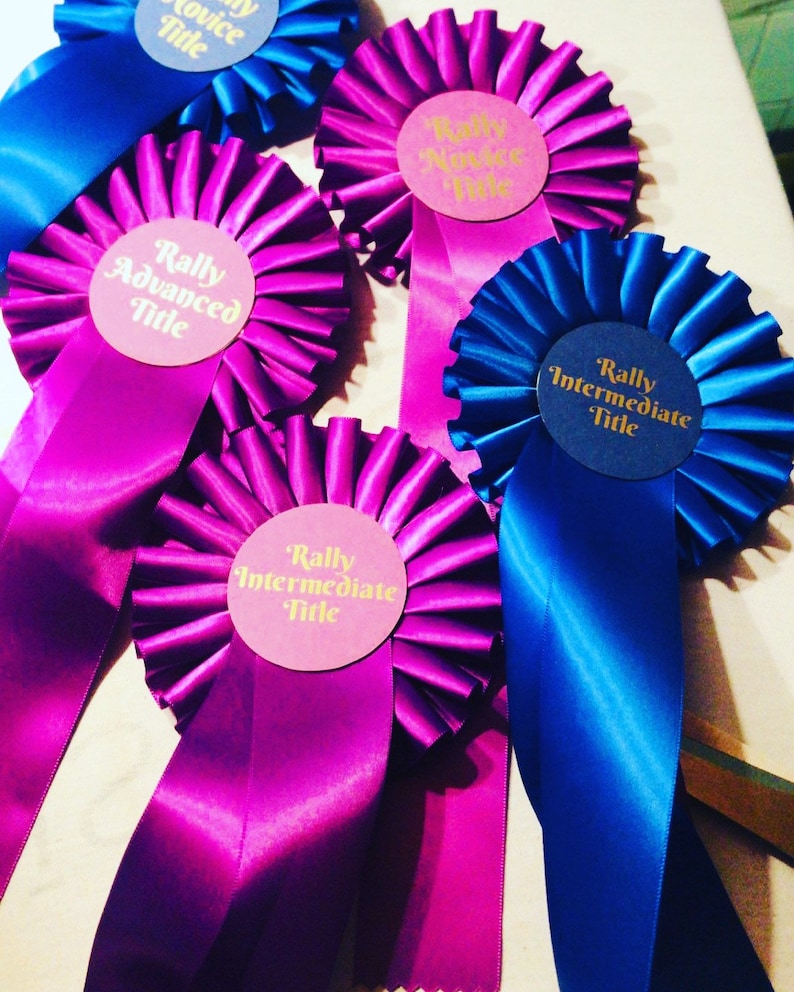 Custom Award Ribbon Rosette Personalized Gift Personalized Etsy