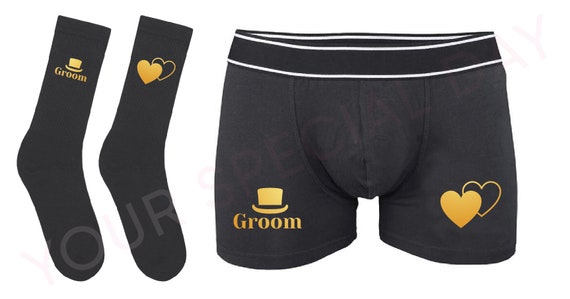 Gepersonaliseerd ondergoed voor bruidegom huwelijksgeschenken voor bruidegom geschenken voor hem bruiloft vrijgezellenfeest korte broek. Etsy Belgie